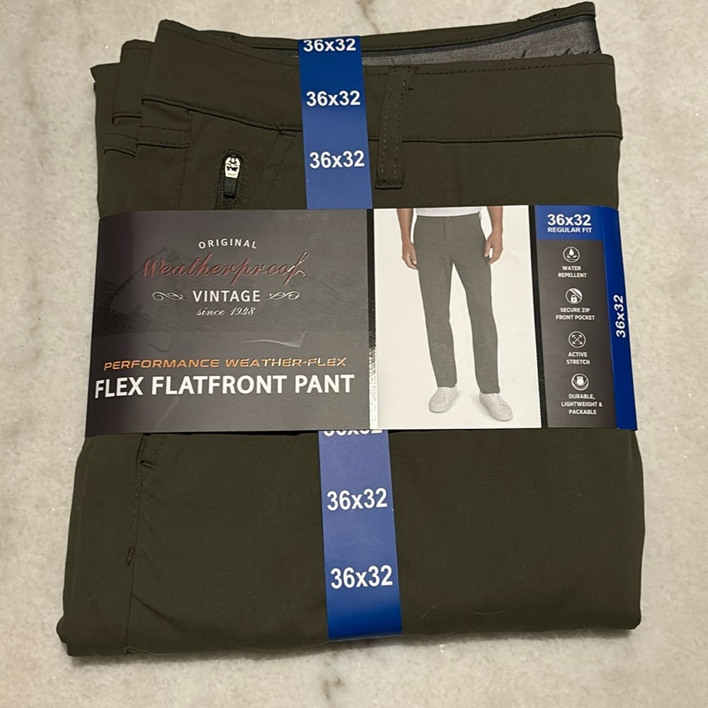 Weatherproof Vintage Performance Weather-Flex (Flex Flatfront Pant)
